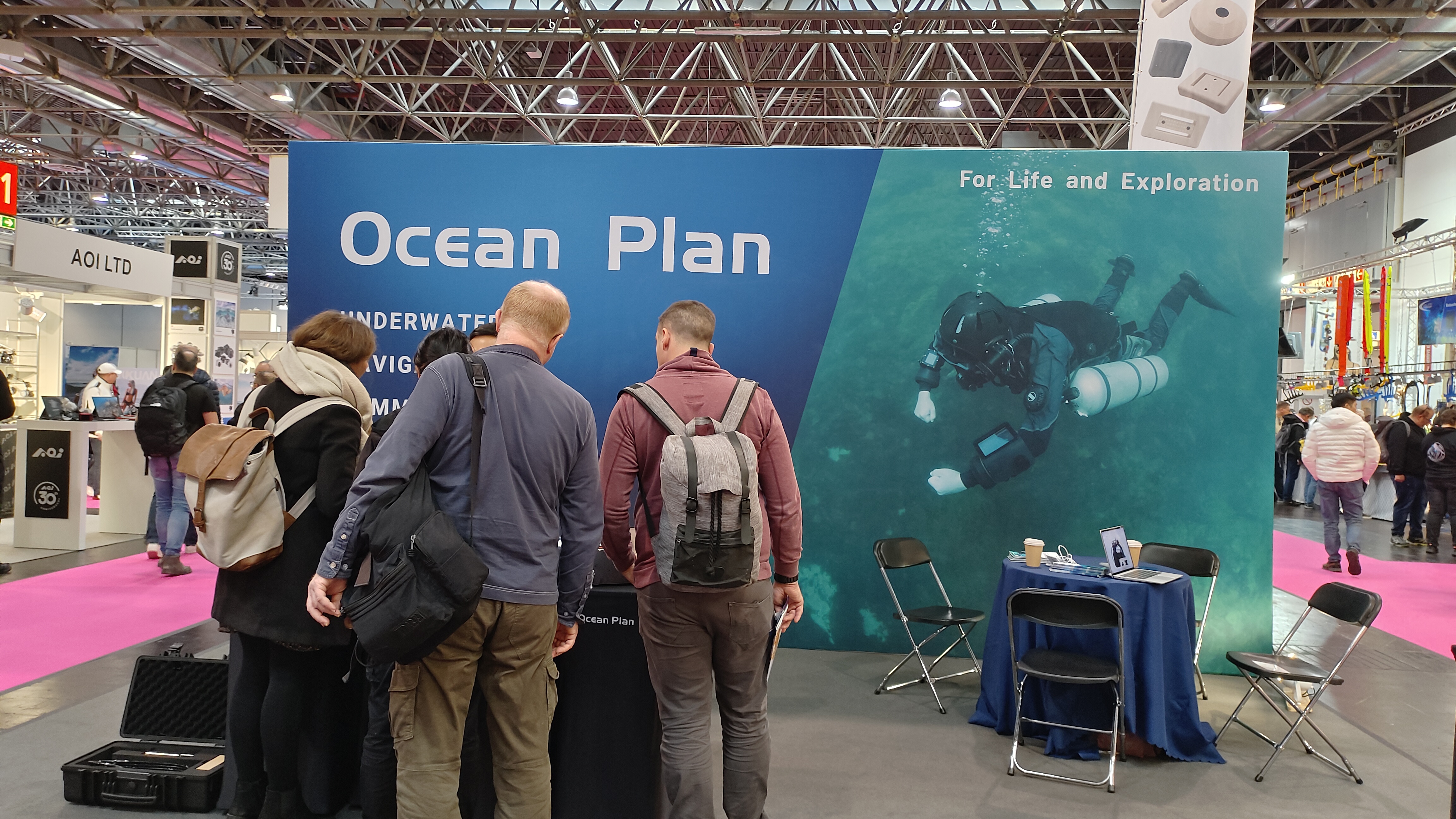 Ocean Plan attend in Boot Dusseldorf 2024 to present UW communication and Navigation System
